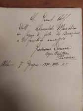 AGRARIA -9 VECCHI LIBRI ANNI '1912/'60- 2 CON DEDICA E FIRMA-G. DONNA -G, SIRONI