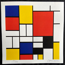Piet Mondrian Litografia COA