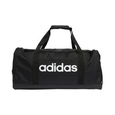BORSONE ADIDAS LINEAR DUFFEL M BLACK JD9555 NERO ORIGINALE