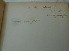 Raro libro Dedica autografa a