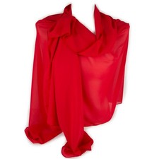 Stola cerimonia rossa donna