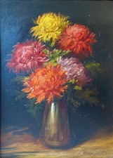 Wilhelm Schützen quadro olio