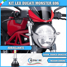 FARO LED DUCATI MONSTER 696 ABBAGLIANTE BIANCO GHIACCIO CANBUS NO ERRORE