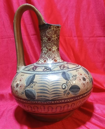 Messico antico vaso dipinto - messico, a