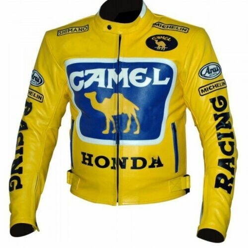 Giacca pelle bovina honda - pelle,