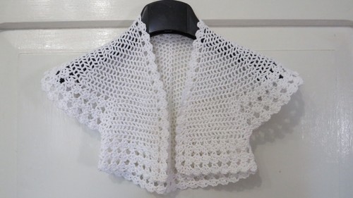 Coprispalle uncinetto fatto - , a