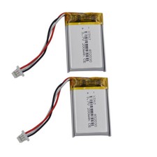 2pcs 3.7V 200mAh 0.74Wh Li