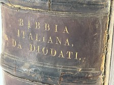 Sacra Bibbia Giovanni Diodati Prima Edizione 1607