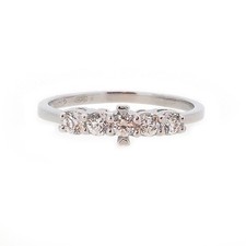 ANELLO VERETTA in ARGENTO
