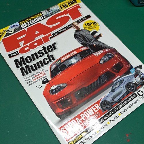 Vintage fast car magazine may - car,
