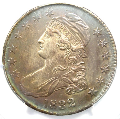 Moneta 50c mezzo dollaro 1832 - moneta,
