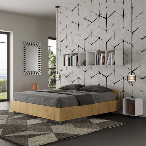 Letto legno matrimoniale nuamo - legno,