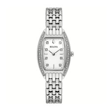 Orologio Bulova Donna Classic Lady Diamanti Quarzo Bianco 34mm 96R244