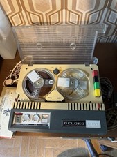 Magnetofono Registratore A Bobine Geloso 681 Epoca Con Microfono E Cuffie