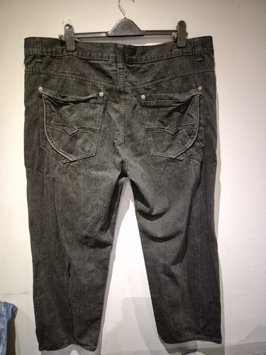 Jeans blu gear nero 46x30 - jeans, hip
