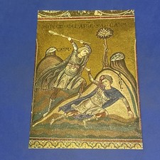 MONREALE MOSAICI CAINO UCCIDE ABELE - CARTOLINA - A COLORI