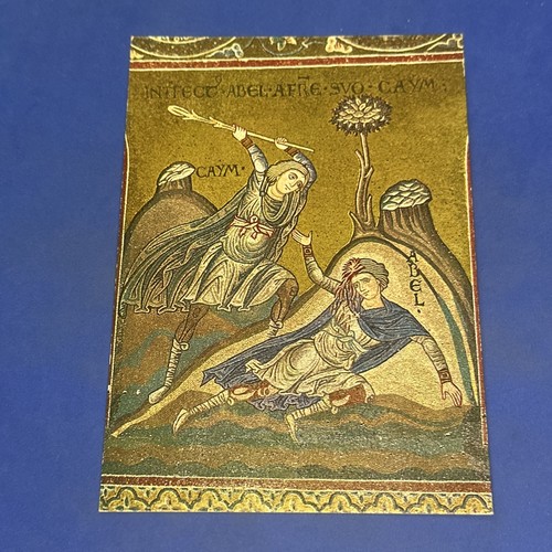 Monreale mosaici caino - mosaici, uccide