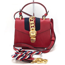GUCCI Sylvie 2way Sherry Line