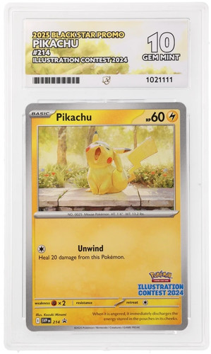 Ace pikachu 214 - 10, black