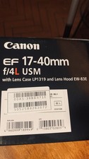 Canon EF 17-40mm F4.0 L USM
