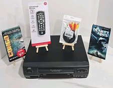 Videoregistratore stereo JVC Pro-Cision 4 testine HR-A51U + telecomando nuovo e 2 film VHS