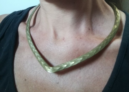 Collana torque stile celtico - torque,