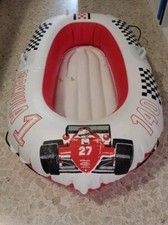 Canotto Gonfiabile Formula 1 Ferrari 27 Vintage Anni 70 Saturnia Plastica Spigno