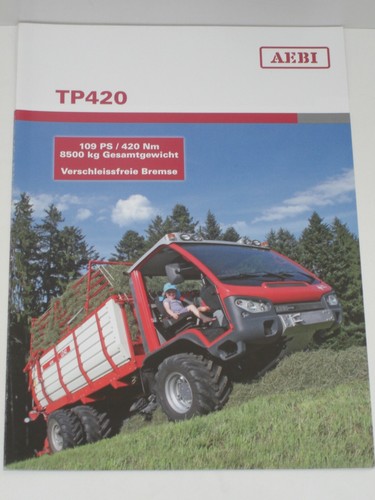 Brochure furgone aebi tp420 - furgone,