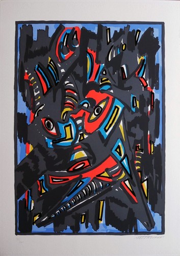 Umberto mastroianni serigrafia