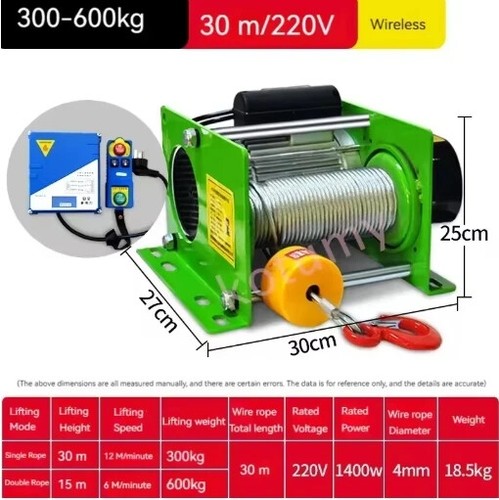Verricello paranco elettrico