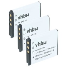 3x Batería para Casio Exilim