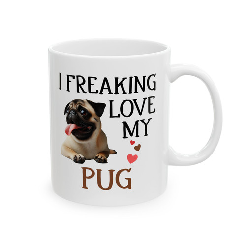 Tazza caffè cane carlino