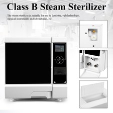 Stampante sterilizzatore vapore prevuoto 8L classe B odontoiatrico medico autoclave 3 volte