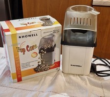 Macchina per popcorn, HOWELL, 230V/50Hz 1200W. Colore Bianco.