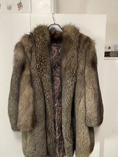 pelliccia di volpe argentata