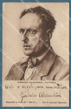 DISCOVOLO ANTONIO. Cartolina parlante Formiggini. Ritratto di G.Alessandrini.