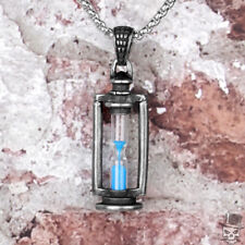 Collana con ciondolo a clessidra retrò Sculpt Rings™ da uomo - Gioielli in ac...