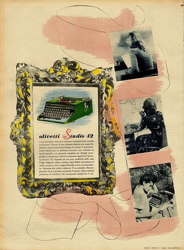 Pubblicita 1940 olivetti - pubblicita',