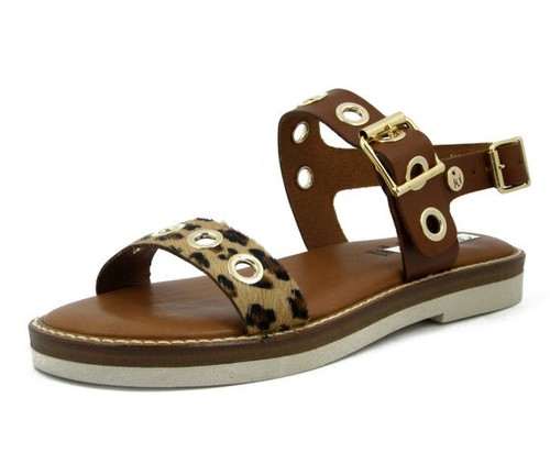 Sandali donna pelle marrone - donna,