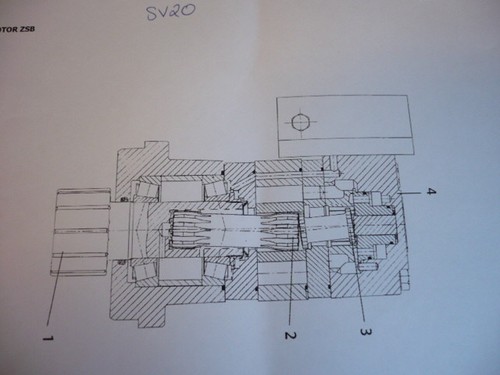 Motore idraulico assy - motore,