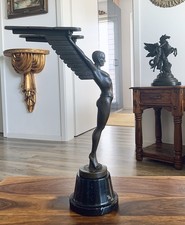 Statua in bronzo Hermes Mercurio scultura mitologia statua messaggero degli dei statua antica