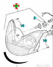 -Faro anteriore Aprilia