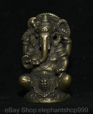 Statua Buddha 2,2" antico