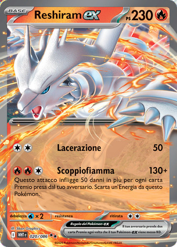 Reshiram wht 020 086 ita - reshiram, 020/086