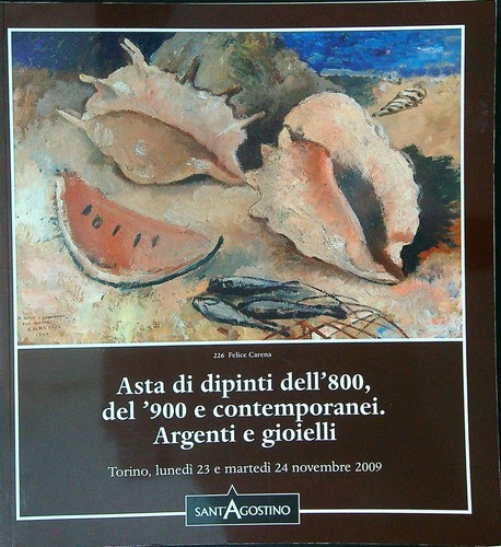 Asta dipinti dell - asta, dell'800,