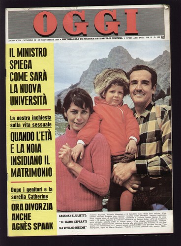 Oggi 1968 masiero gassman - 39/1968,