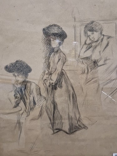 Disegno antico tecnica mista - disegno,