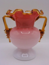 Antico vaso in vetro artistico