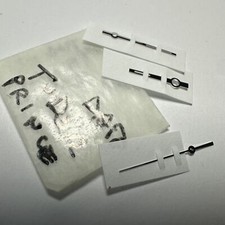 Tudor Prince Date Vintage NOS Steel Hands set