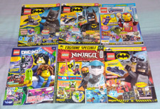 LOTTO 6 RIVISTE LEGO (BATMAN, AVENGERS, NINJAGO, DREAMZZZ) - NO OMINI/PERSONAGGI